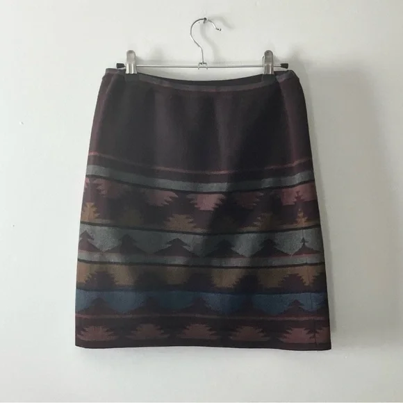 Peruvian Connection Southwestern Sweater Skirt Small Boho Southwestern Artisan - Picture 2 of 6